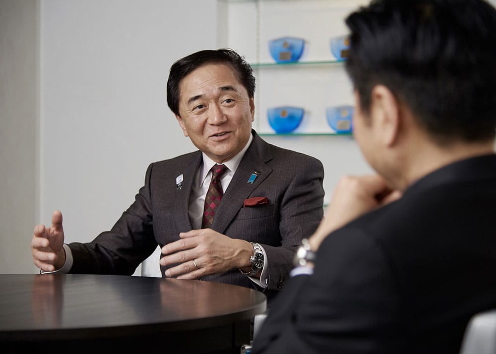 黒岩祐治さん×株式会社フェイス代表取締役社長 平澤 創