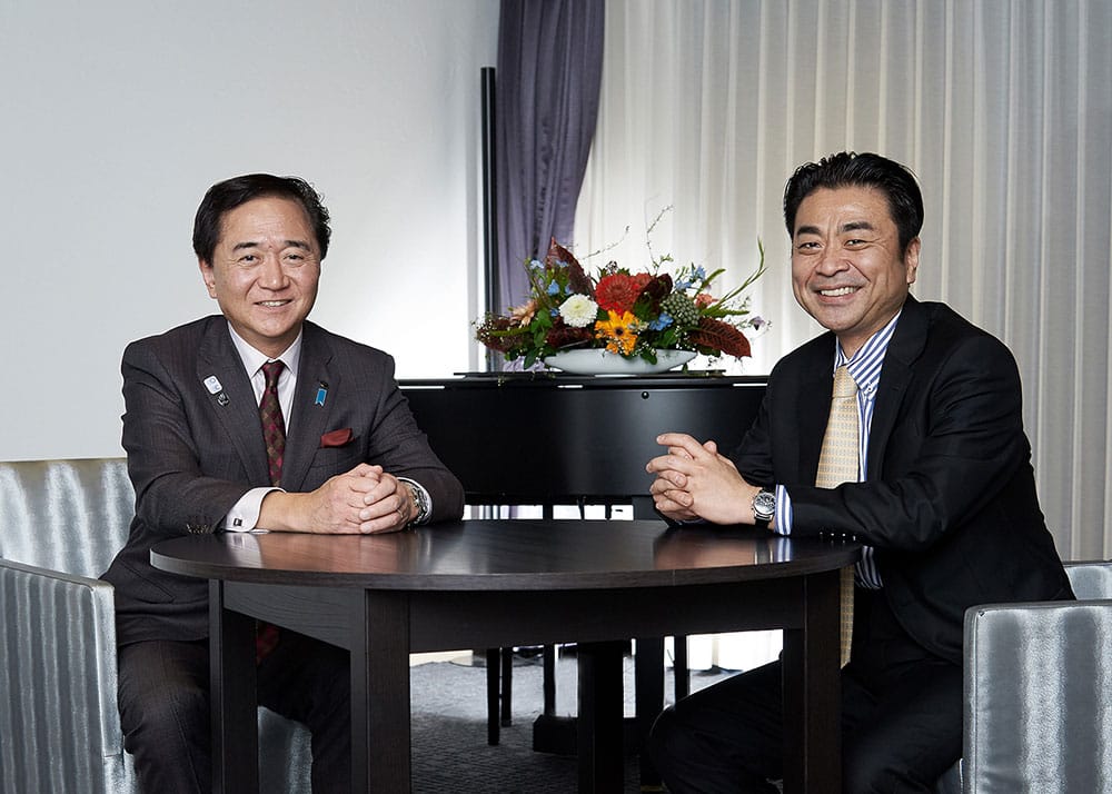 黒岩祐治さん×株式会社フェイス代表取締役社長 平澤 創