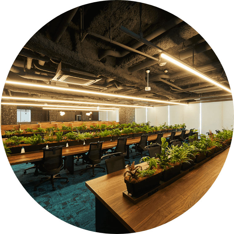 落ち着きのある空間